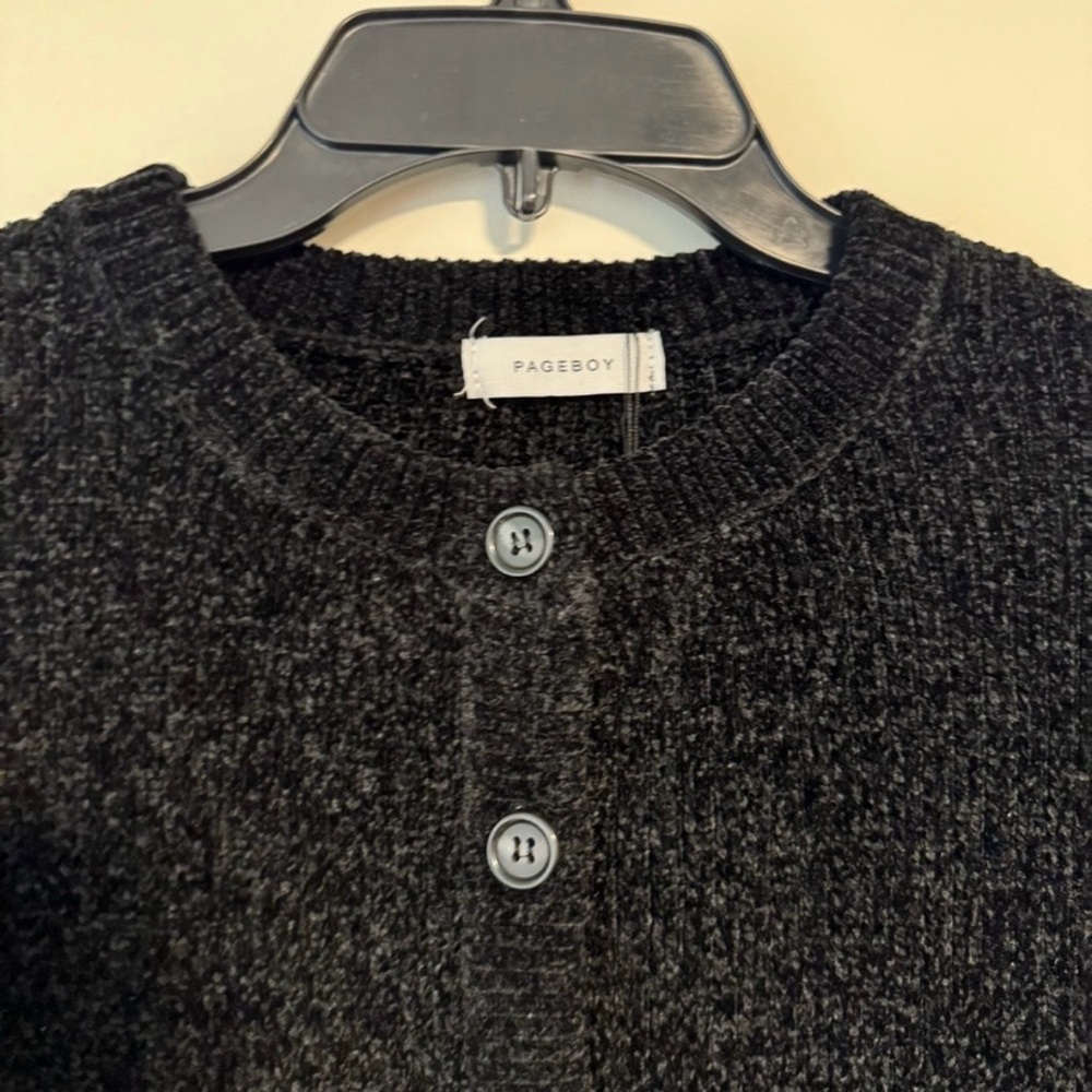 Pageboy Black Button-Up Cropped Cardigan - Picture 5 of 7